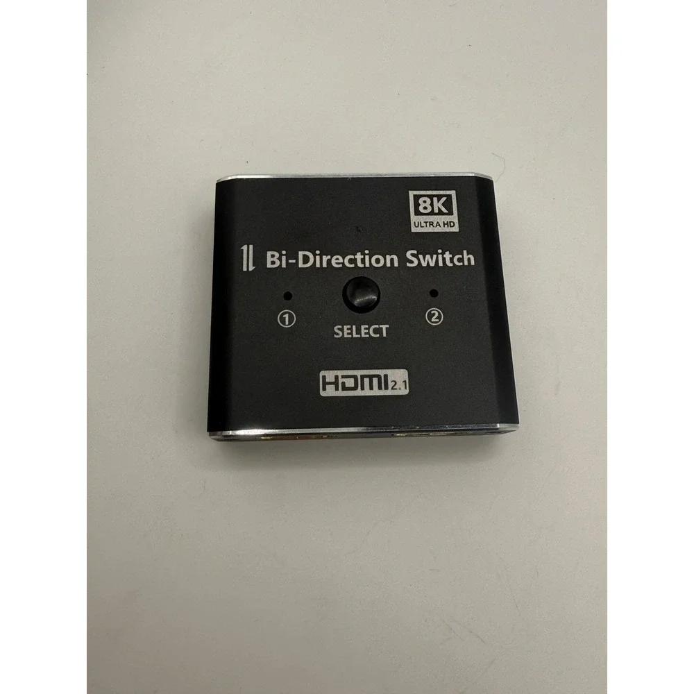 8K HDMI 2.1 Bi Directional Switch 1x2 Selector 8K Ultra HD - Picture 1 of 4